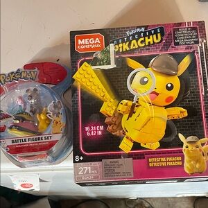 Detective Pikachu Building Set - Bright Yellow